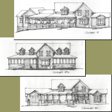 Design concepts for addition to historic farmhouse