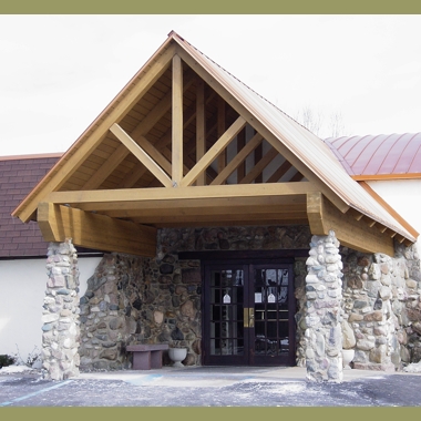 Funeral Home Entry Canopy