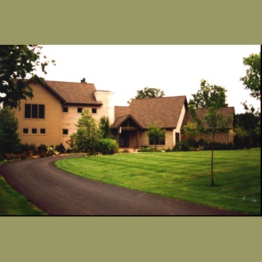 With traditional styling this unique contemprorary residence exceeded all the owners needs