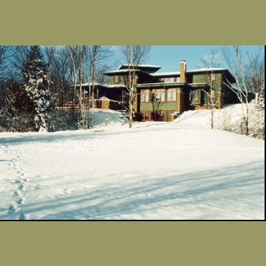 Set atop a hill over looking the City of Ann Arbor